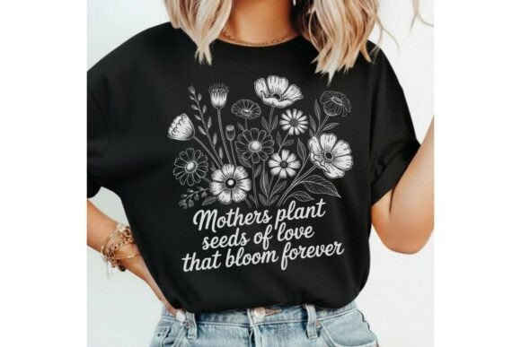Elegant Mothers Day Quote Graphic Tee Png Design