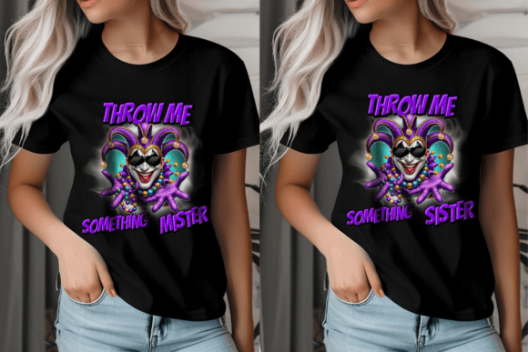 Throw Me Something, Mister! Capturing Carnival Spirit with a Jester Graphic